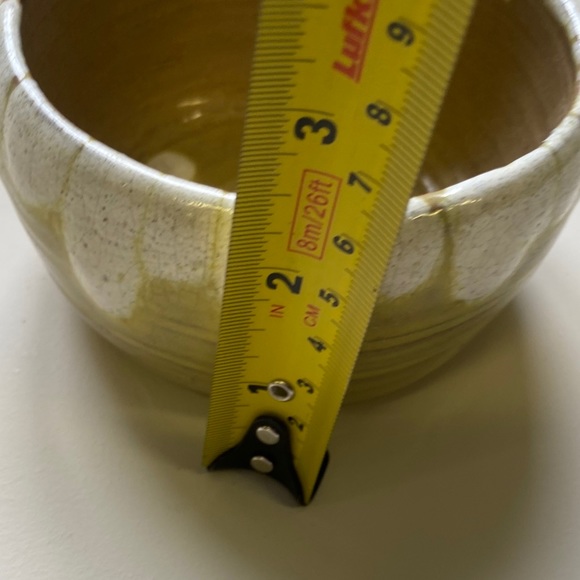 Green Pottery Bowl, MES 1949 - Picture 5 of 5